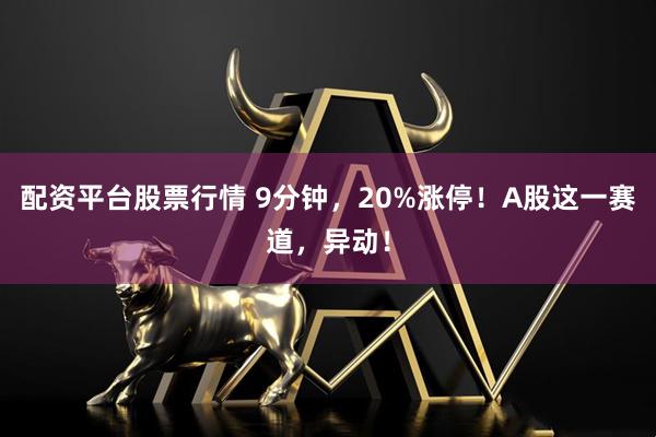 配资平台股票行情 9分钟，20%涨停！A股这一赛道，异动！